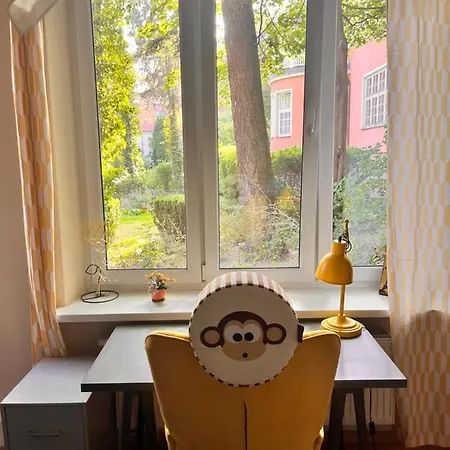 Apartament Z Dwoma Sypialniami, Salonem, Biurem I Tarasem * Sopoty
